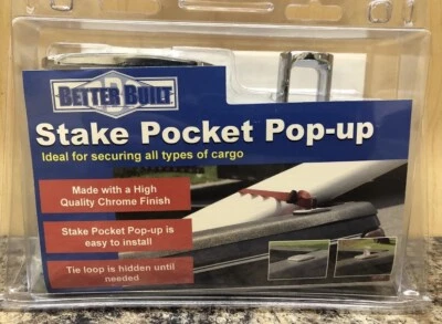Better Built Stake Pocket Pop Up Truck Carga Atar Juego de 2 Piezas Nuevo en Caja Foto 1 de 2