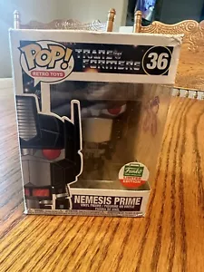 Funko POP! Retro Toys Transformers Nemesis Prime #36 Shop Exclusive Special - Picture 1 of 6
