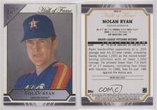 2020 Topps Gallery Hall of Fame Gallery Nolan Ryan #HOFG-10 HOF