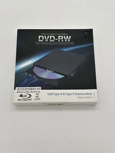 HIOD External CD/DVD Drive +/-RW Optical Drive Type C Burner Rewriter - Picture 1 of 4