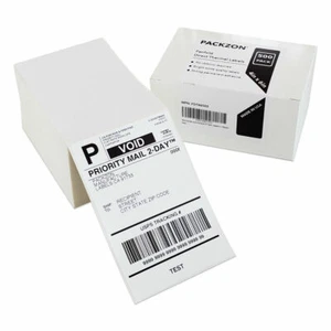  500 4x6 Fanfold Direct Thermal Shipping Labels for Zebra and Rollo Printers - Picture 1 of 1