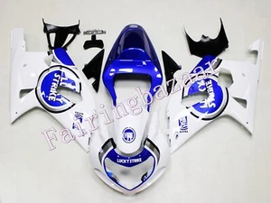 Kit de carenado por inyección ABS 2001-2003 GSXR600/750 LUCKY STRIKE azul blanco - Imagen 1 de 6