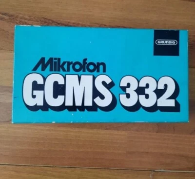 Micrófonos Grundig estéreo GCMS-332 de colección con caja Foto 1 de 4