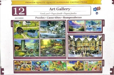 ART GALLERY TCG Sure Lox Collection 12 Puzzles 5100 Pieces Jigsaw Puzzle NEW - Image 1 of 4