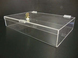 305Displays Acrylic Countertop Display 16" x 10" x 3" Locking Security Showcase - Picture 1 of 1