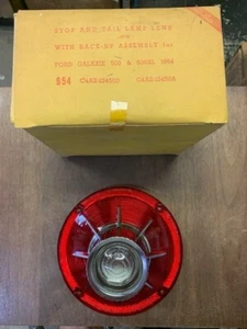1964 FORD GALAXIE 500 TAIL LIGHT LENS GLO-BRITE # 954 NEW - Picture 1 of 4