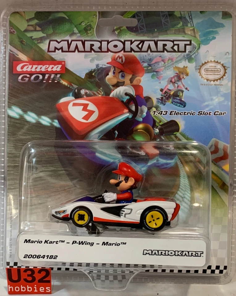 Slot Car Carrera Go!!! 64182 Nintendo Mario Kart P-Wing Mario Foto 1 de 1
