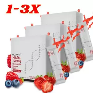 ZOOONE NR1000 - NAD+ Berry Flavor Drink Mix For- Skin Aging Support Energy - Picture 1 of 12