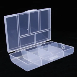 Compartments Plastic Box Case Jewelry Bead Storage Container Craft Organizer - Picture 1 of 12