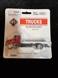Boley HO Scale International Flatbed Truck - Red & White #4125-17 NEW IN PACKAG - Picture 1 of 6