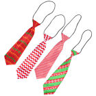  4 Pcs Christmas Children's Tie Kid Gifts Toddler Outfits Boys