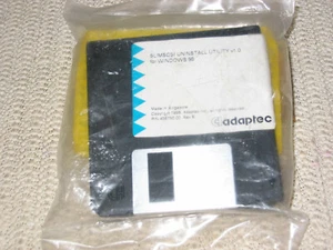 Vintage Adaptec Sealed Pkg of Six 3 1/2" Floppy Software - Picture 1 of 1