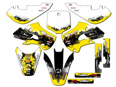 2000-2006 SUZUKI RM 65 RM65 GRÁFICOS CALCOMANÍAS PEGATINAS 2001 2002 2003 2004 2005 Foto 1 de 2