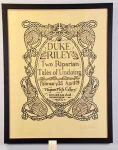 Duke Riley "Two Riparian Tales of Undoing" 2010 Print - Picture 1 of 3