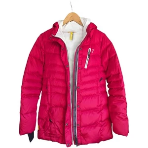 Lole Nicky Red Quilted Down Insulated Ski Winter Jacket M - Picture 1 of 7
