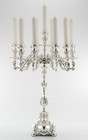 Palast Jumbo Kerzenleuchter Prunkleuchter 925 Silber 90cm hoch Neu