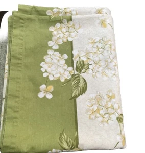 Karen Lee Ballard Designs Large Cotton Tablecloth Floral Hydrangea 70”x112” - Picture 1 of 9