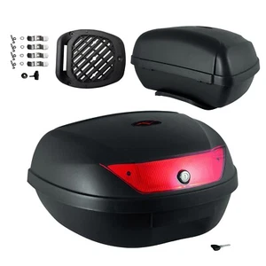 Top Case Box 48 LT Universal Motorcycle Scooter Luggage Motorbike - Foto 1 di 5