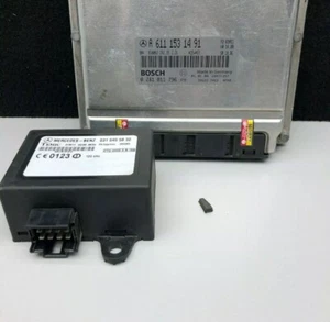 Sprinter A6111531491 ECU SET bosch 0281011796 cerebro computador - Picture 1 of 2