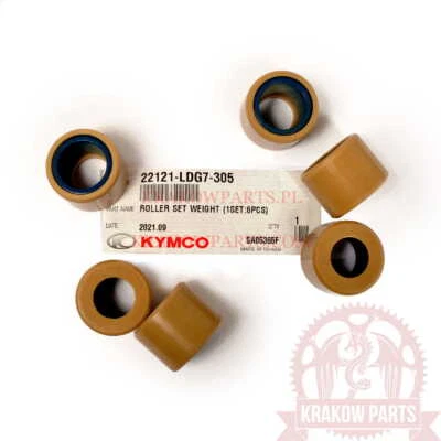 Variator rollers Kymco Xciting 500 original (6 pc.) 22121-LDG7-305 — 第 1/3 张图片