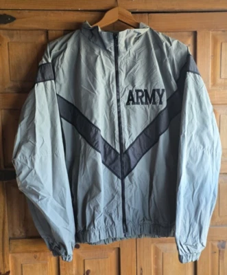 Винтажная армейская куртка мужская средняя стандартная на молнии Jwod Skilcraft серая военная - Изображение 1 из 4