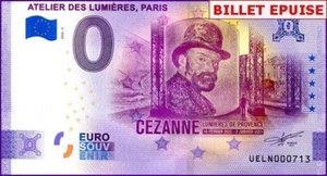 UELN / ATELIER DES LUMIERES, PARIS / BILLET 0 € / NULL EURO-SCHEIN / 0 € 2022-5 - Imagen 1 de 1