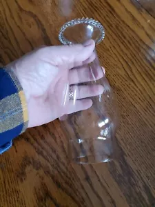 RARE Beautiful Antique Glass Kerosene Oil Lamp #1 Signed Chimney- MACBETH GLASS - Picture 1 of 6
