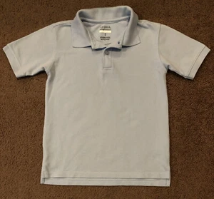 George Polo Shirt Boys SIZE M /8 Light Blue Short Sleeve Cotton-Polyester - Picture 1 of 6