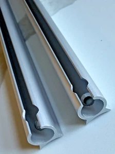 Awning Rail, universal Caravan, Campervan, motorhome 1.2 Metre X2 = 2.4m Total - Picture 1 of 4