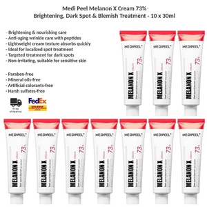 Medi-Peel Melanon X Cream 73% – Aufhellende Creme gegen Dunkle Flecken 10x30ml - Bild 1 von 10