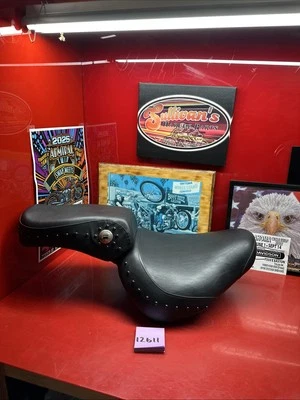 Asiento Springer Harley Bad Boy Evo Softail OEM Original Despegue Badboy Stock Fxsts Foto 1 de 4