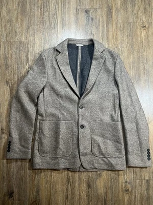 Chaqueta Blazer Billy Reid Para Hombre Negra 2 Botones Informal Lana Hecha en Italia 38R Foto 1 de 4