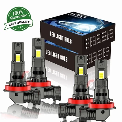 For Jeep Grand Cherokee 2019-2022 4X LED Headlight Bulbs High&Low Beam Combo Kit - Image 1 of 4