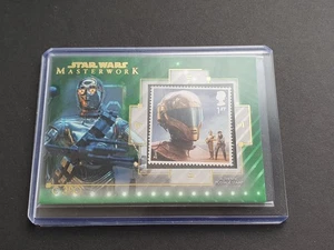 C-3PO 2020 Star Wars Masterwork /99 Green Zorii Bliss Stamp Relic C3PO Topps - Picture 1 of 2