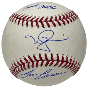 Jose Canseco Mark McGwire Signed ROMLB Baseball w/ Bash Brothers Beckett BAS COA - Picture 1 of 4