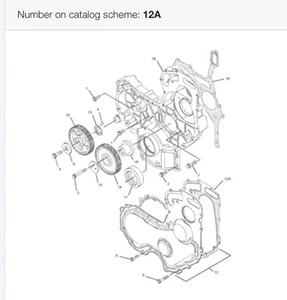 225-8287 2258287 DICHTUNG für Caterpillar CAT MOTOR 3054C C4.4 3054E - Bild 1 von 2