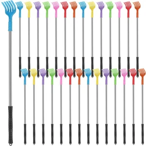 28 Pcs Back Scratchers Bulk Plastic Scratcher Long Handled Shoe Horn Stainles... - Picture 1 of 7