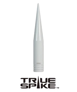 True Spike 6 Inch White Antenna for GMC Sierra 2007 and newer - Picture 1 of 3