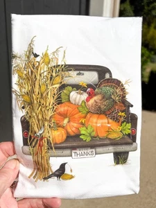 Nuevo en Paquete Mary Lake Thompson Acción de Gracias Otoño Cocina Toalla de Té Harina Saco 30"x30" - Imagen 1 de 6