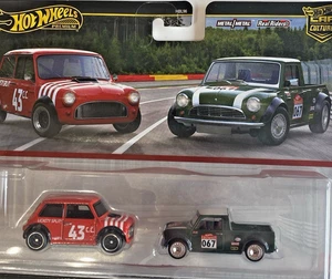 Hot Wheels Premium Car Culture Real Riders 1/64 Austin Mini Racing Set Classic - Picture 1 of 11