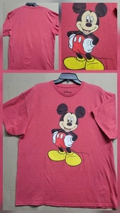 Disney Mickey Mouse “Hands on Hips” Super Mickey Pose T-Shirt Red Heather Men XL - Picture 1 of 10
