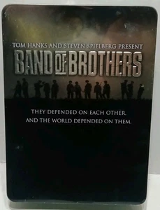 HBO Band Of Brothers DVD Tin Collector Case Complete 6-Disc Series Set Tom Hanks - Imagen 1 de 5