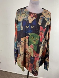 Suéter para mujer Yesno multicolor manga larga talla XL - Imagen 1 de 7