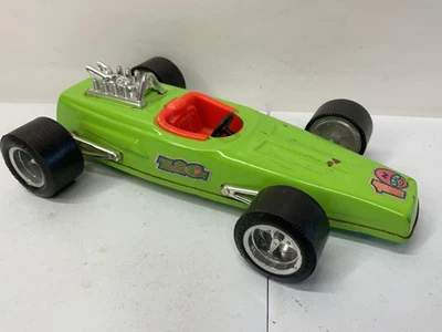 VINTAGE NYLINT PRESSED STEEL ZIG RACER - Image 1 of 4