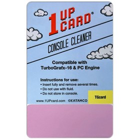 1UPcard&trade; Video Game Console Cleaner Compatible with TurboGrafx-16 & PC Engine
