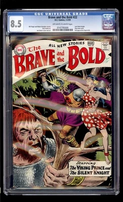 Brave and the Bold #22 1959 CGC 8.5 VF+ OW/W High Definition Scans** - Image 1 of 2