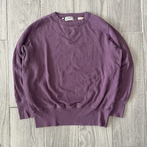 Felpa Bay Meadows LVC Levi Strauss Co. Vintage Viola Boxy Uomo Small RARA - Foto 1 di 11