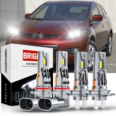 Kit combo 9005 H7 farol de LED feixe alto baixo para Mazda CX-7 2007-2010 2011 2012 - Imagem 1 de 4