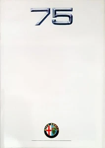 Alfa Romeo 75 Brochure 1991 - Picture 1 of 1