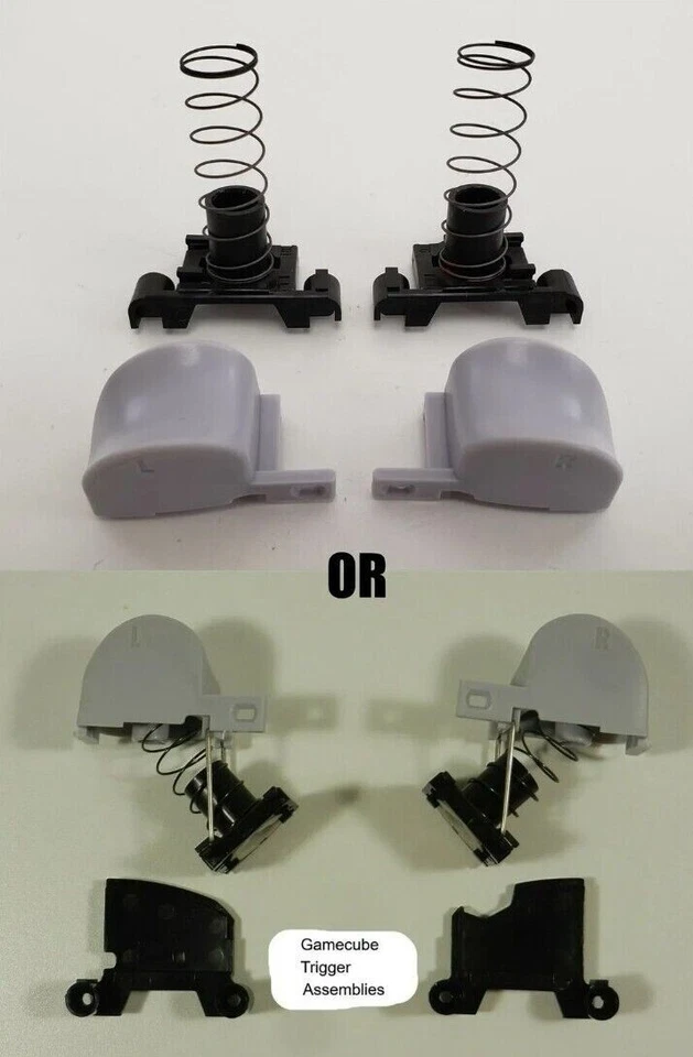 Set of OEM Replacement Part Nintendo GameCube Controller L/R Trigger Assemblies - Image 1 of 1